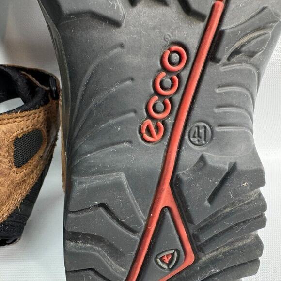 ECCO Yucatan Brown‎ Leather Sport Hiking Sandal Shoes Euro 41 Mens US 8 main image 5